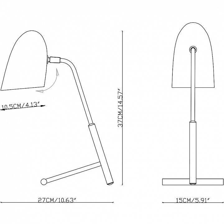 Настольная лампа офисная Imperiumloft Truman By Imperiumloft CR72756