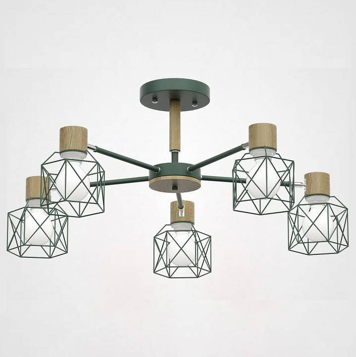 Люстра на штанге ImperiumLoft Corf Green CORF-B01