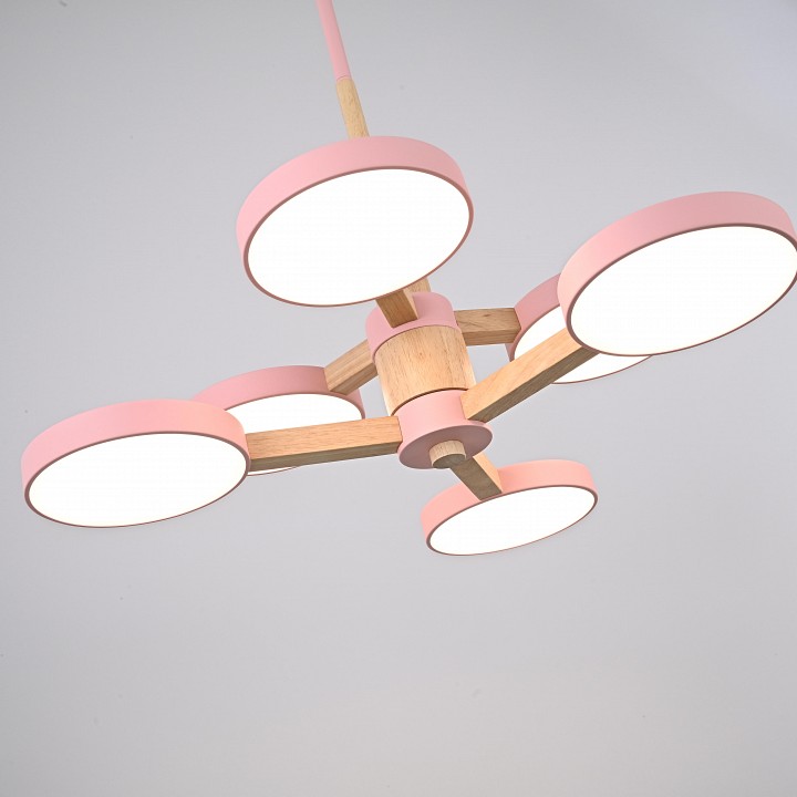 Люстра на штанге Imperiumloft TURNA Pink TURNA-DBL01