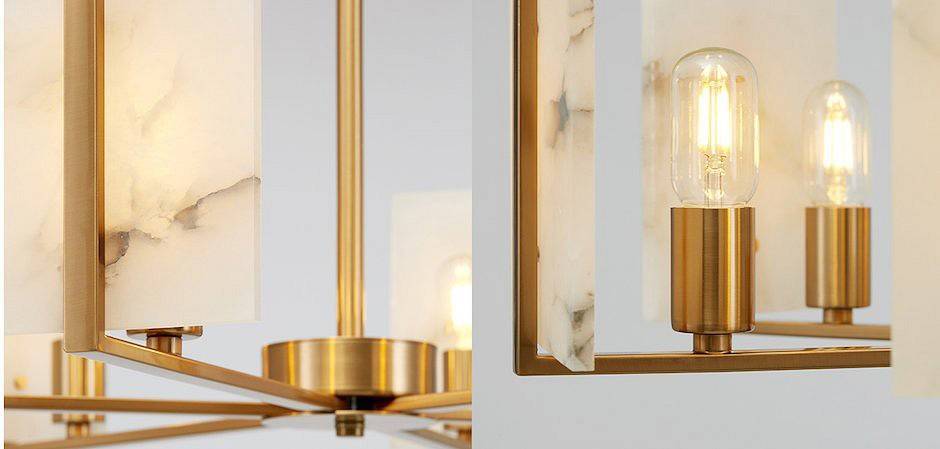 Подвесная люстра Imperiumloft Marble square 40,1233