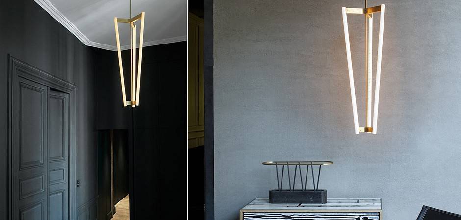 Подвесной светильник ImperiumLoft Michael Anastassiades Tube Chandelier 40.2138-0