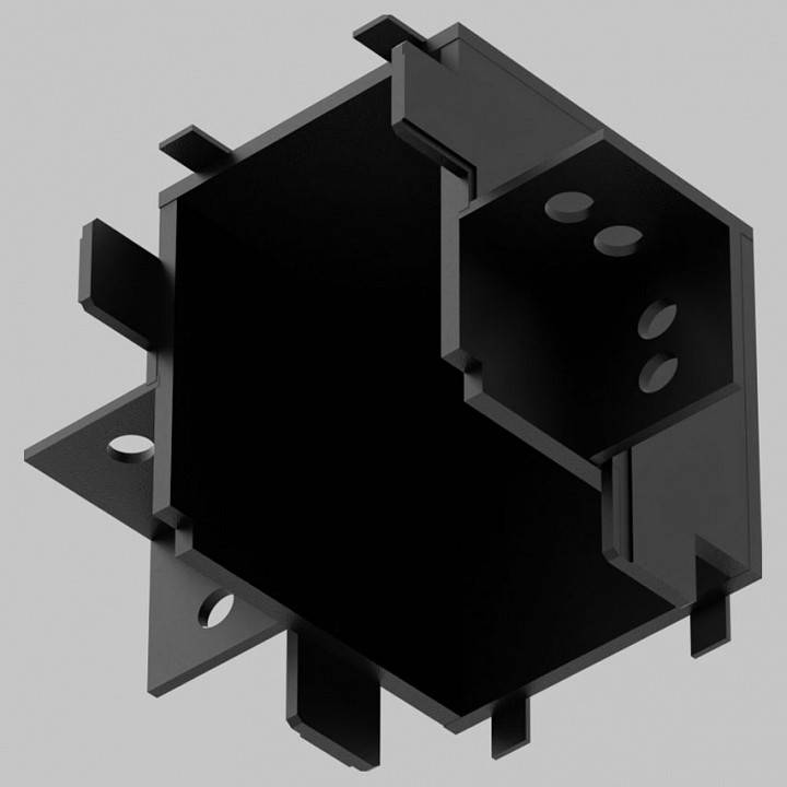 Соединитель угловой внутренний для встраиваемых треков Imex UT25 IL.0007.5200-BK