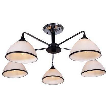 Потолочная люстра Imex MD.0853-5-S CH+BK