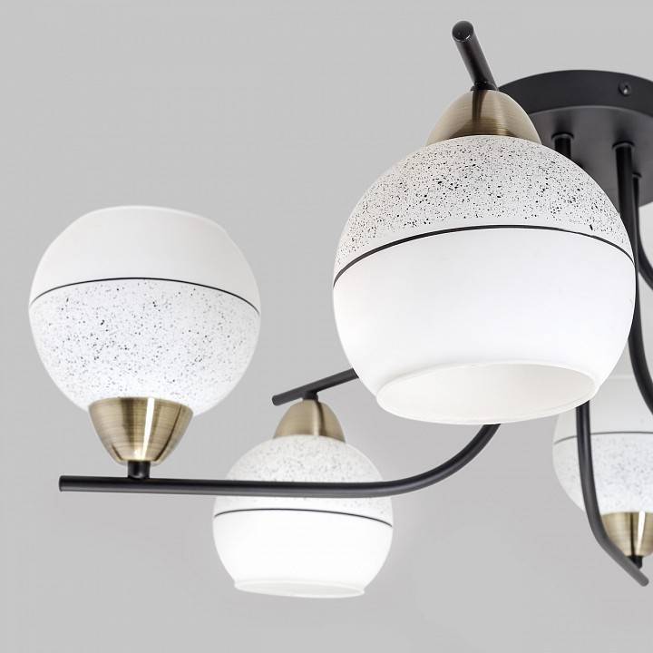 Потолочная люстра Imex MD.8136 6 ламп черный/бронза MD.8136-6-S-BK+AB