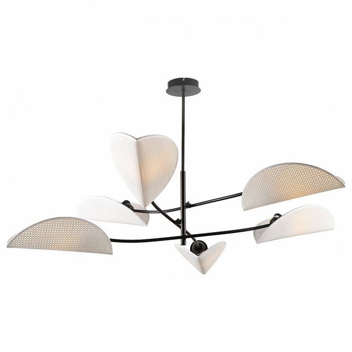 Люстра на штанге Imex MD.8379 6 ламп MD.8379-6-P-WH