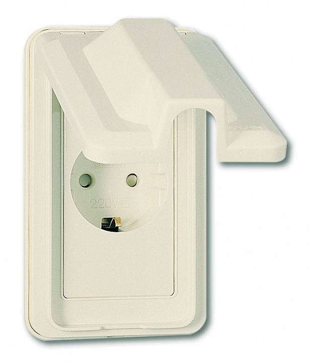 Розетка с заземлением Imex 70 Wide слоновая кость WRP 2211