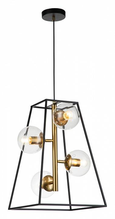 Подвесная люстра Indigo Faccetta 13005/B/4P Black