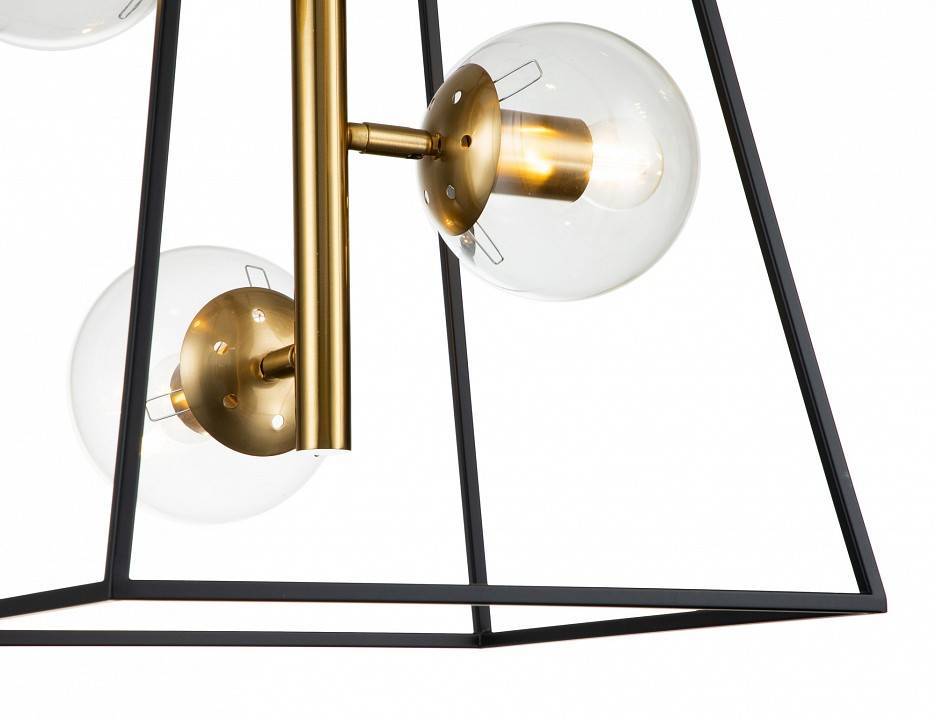 Подвесная люстра Indigo Faccetta 13005/B/4P Black