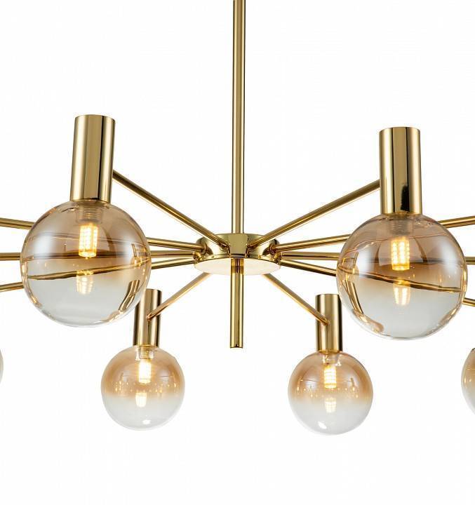 Люстра на штанге Indigo Collana 13015/10R Gold