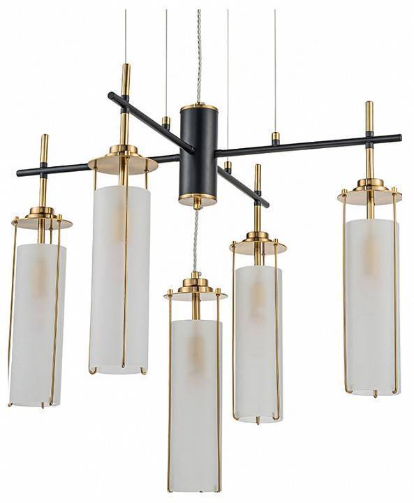 Подвесная люстра Indigo Torcia 5 ламп 11038/5P Brass