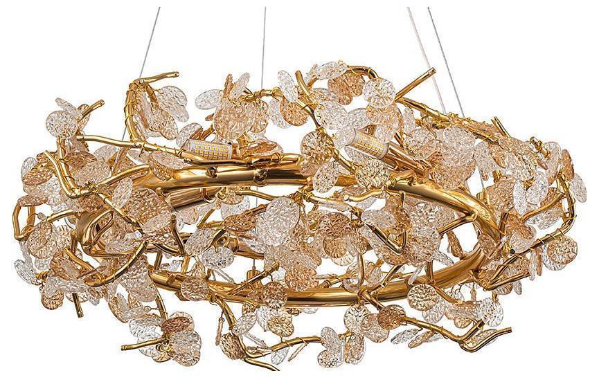 Подвесная люстра Indigo Splendore 8 ламп 11042/8P Gold