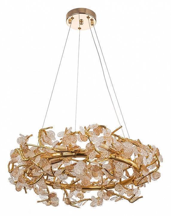 Подвесная люстра Indigo Splendore 8 ламп 11042/8P Gold