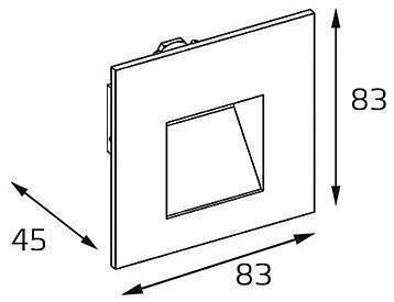 Встраиваемый светильник Italline DL 3019 DL 3019 grey