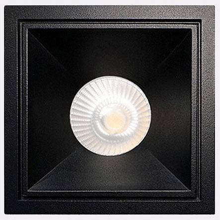 Встраиваемый светильник Italline IT06-6020 черный 4000 K + рамка IT06-6021 черный IT06-6020 black 4000K / IT06-6021 black