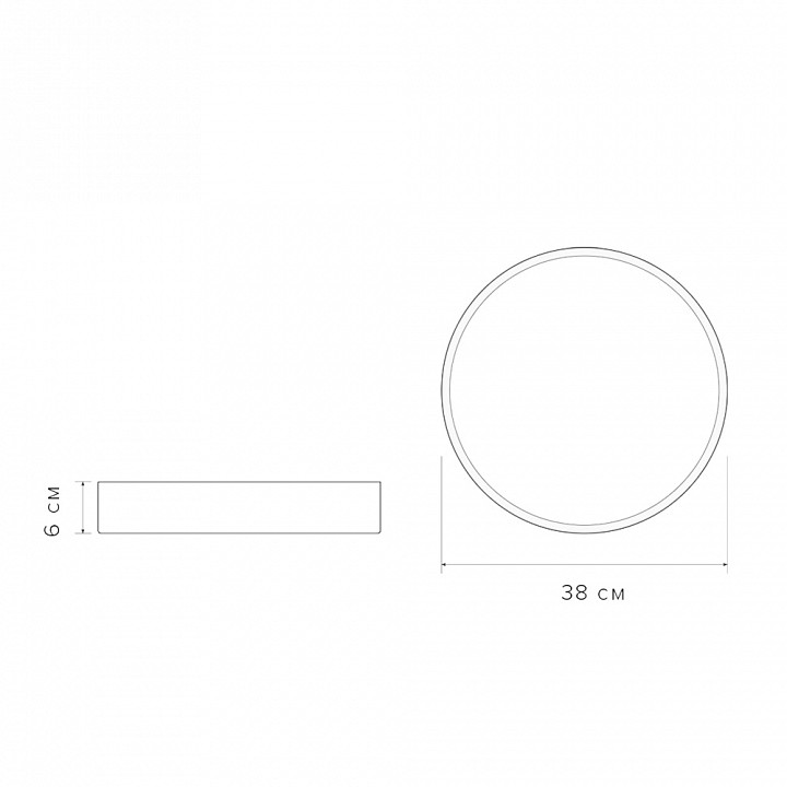 Накладной светильник Jazzway  PPB  Scandic-R 36w 4000K GR IP20 D380*50