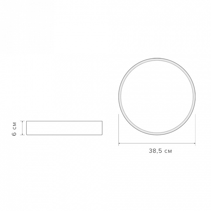 Накладной светильник Jazzway  PPB  Scandic-R 36w 4000K GR/W IP20 D380*50