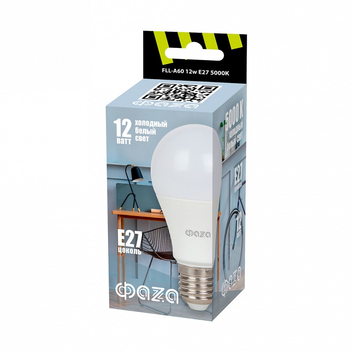 Лампа светодиодная Jazzway  FLL- A60 12w E27 5000K