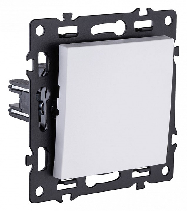 Выключатель перекрестный одноклавишный без рамки Kollinger Asthetik AS-003WH