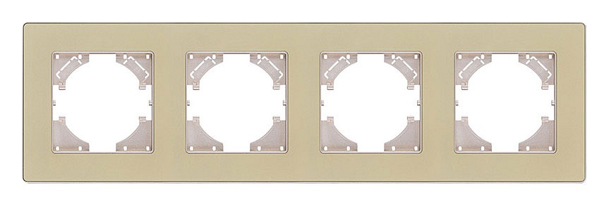 Рамка на 4 поста Kollinger Eleganz Acryl EA4GD