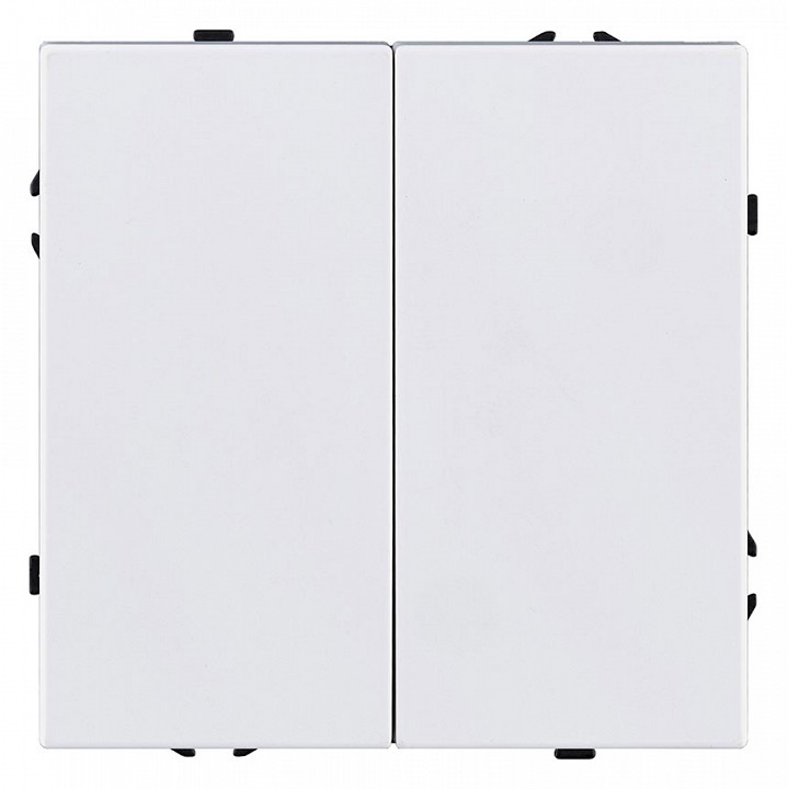 Выключатель проходной двухклавишный без рамки Kollinger Eclipse EC-005WG