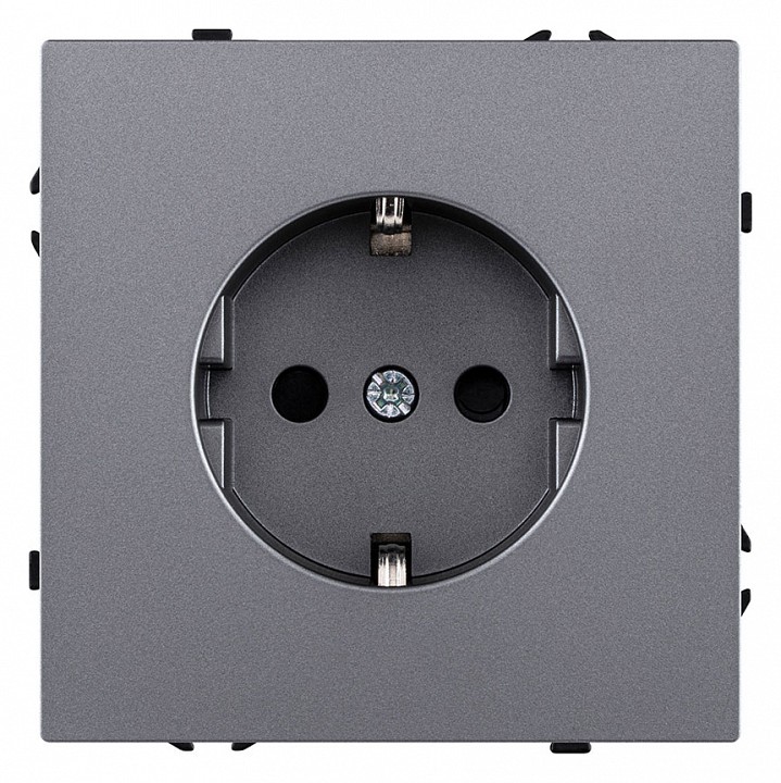Розетка с заземлением, без рамки Kollinger Eclipse EC-014GY