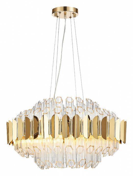 Подвесная люстра Natali Kovaltseva Rivera 81443/12C GOLD