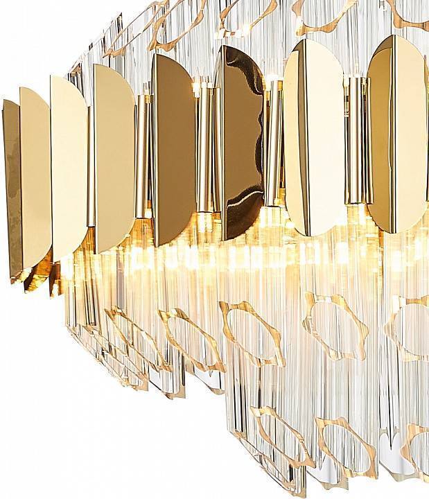 Подвесная люстра Natali Kovaltseva Rivera 81443/12C GOLD