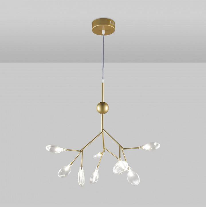 Подвесная люстра Natali Kovaltseva Grace II 75554/9С GOLD SATIN