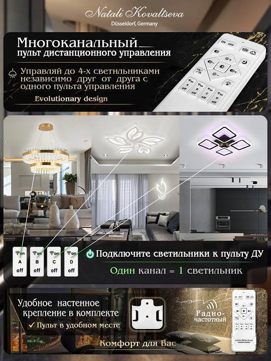 Накладной светильник Natali Kovaltseva INNOVATION STYLE 83141