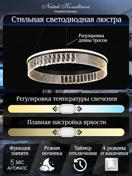 Подвесной светильник Natali Kovaltseva Sad Queen Innovation Style 83128