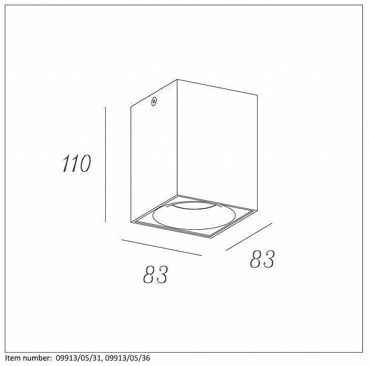 Накладной светильник Lucide Bentoo-Led 09913/05/31