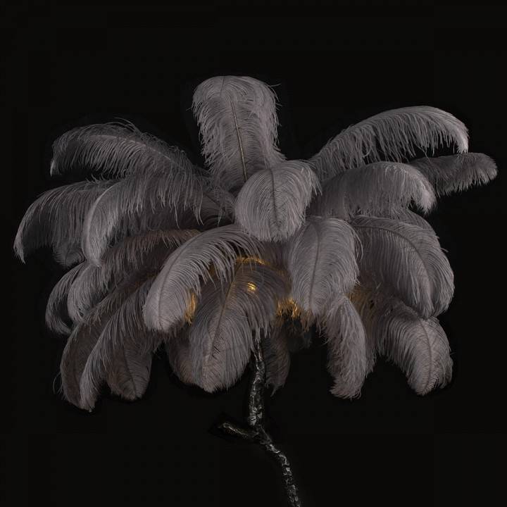 Торшер Loft It Bijout Grey 10067F/BK