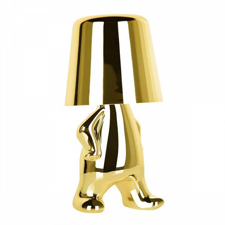 Настольная лампа декоративная Loft It Brothers золотая 10233/C Gold