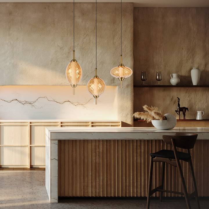 Подвесной светильник Loft it Helix 10421/C Amber