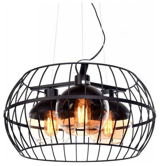 Подвесная люстра Lumina Deco Optis LDP 11765-3 BK