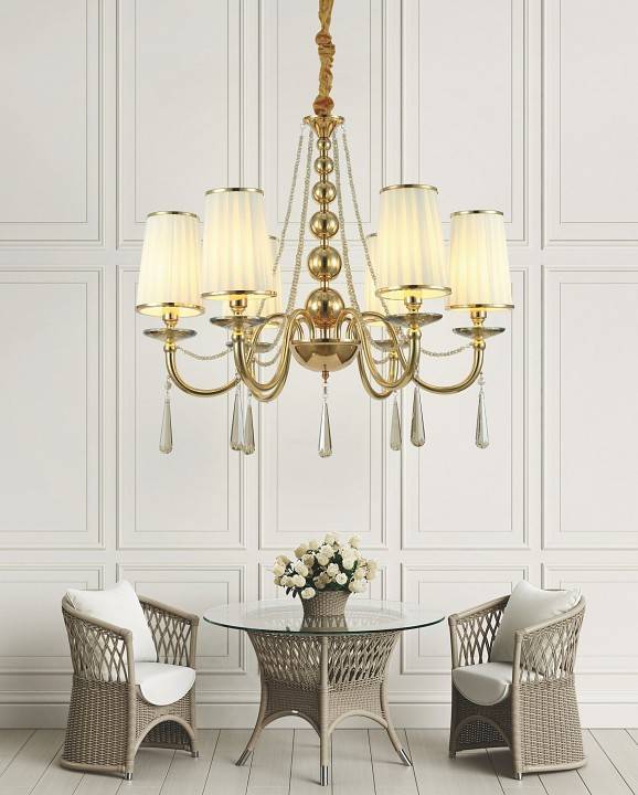 Подвесная люстра Lumina Deco Fabione LDP 1200-6 F.GD