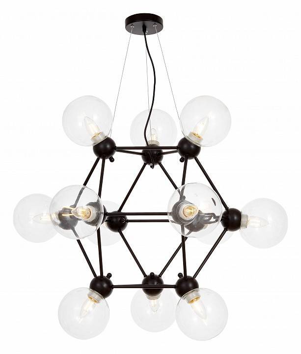 Подвесная люстра LUMINA DECO Zodiak LDP 160N-12 BK+PR