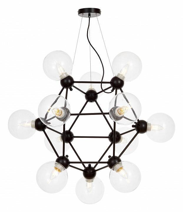 Подвесная люстра LUMINA DECO Zodiak LDP 160N-12 BK+PR