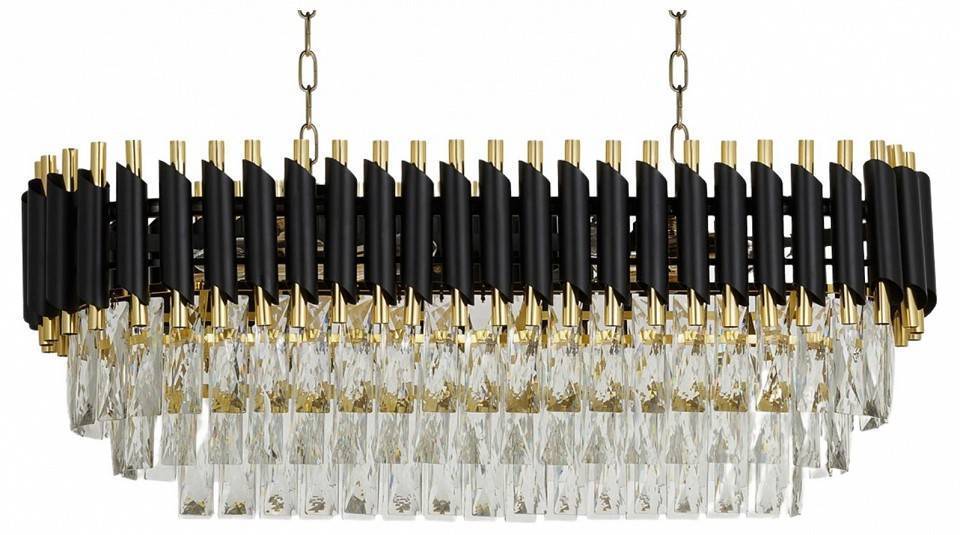 Подвесная люстра LUMINA DECO MAZINI LDP 6003-800-PR BK+F.GD