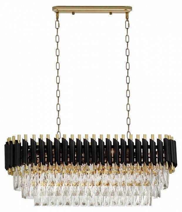 Подвесная люстра LUMINA DECO MAZINI LDP 6003-800-PR BK+F.GD