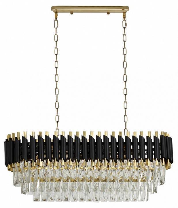 Подвесная люстра LUMINA DECO MAZINI LDP 6003-800-PR BK+F.GD