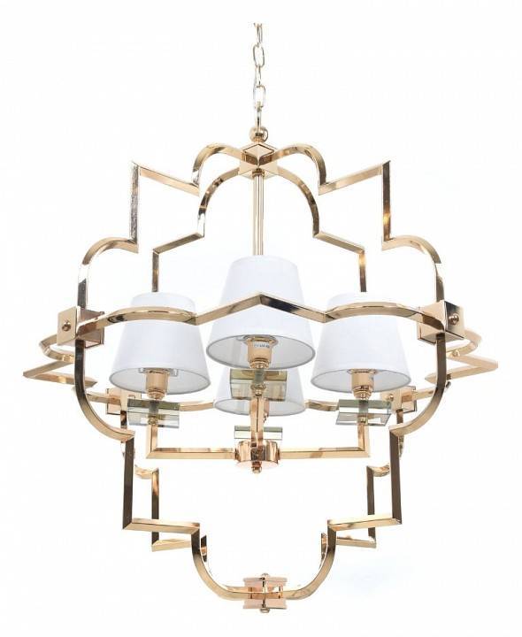 Подвесная люстра Lumina Deco Baltimore LDP 8020-4 GD+WT