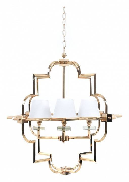 Подвесная люстра Lumina Deco Baltimore LDP 8020-4 GD+WT