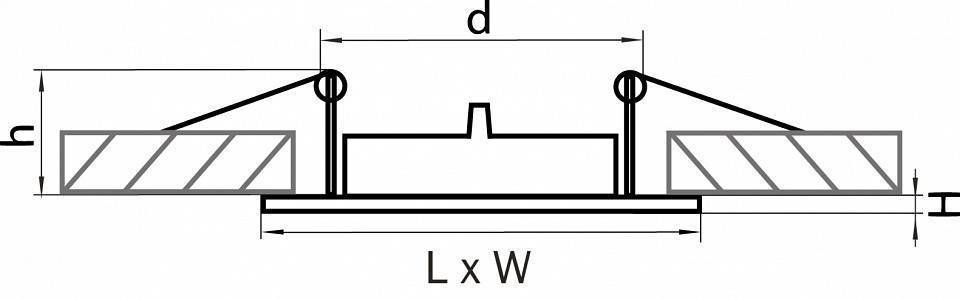 Встраиваемый светильник Lightstar Lega 16 011940