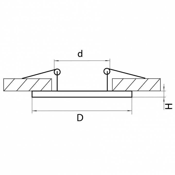 Рамка на 1 светильник Lightstar Intero 111 217917