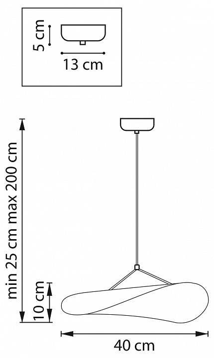 Подвесной светильник Lightstar Genova 610046