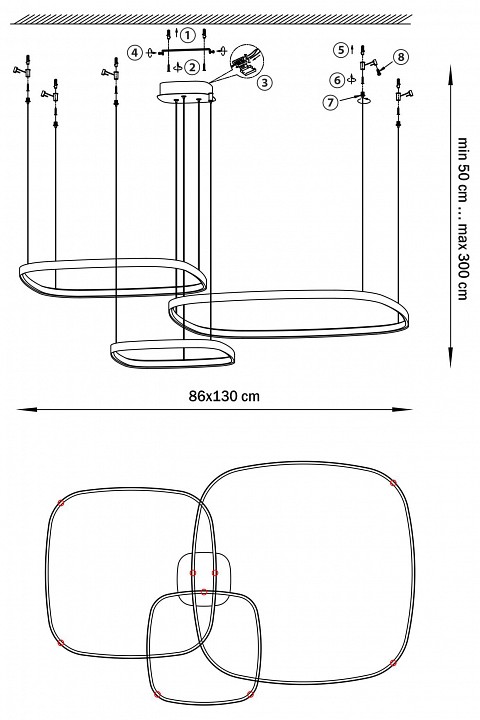 Подвесной светильник Lightstar Saturno 749223