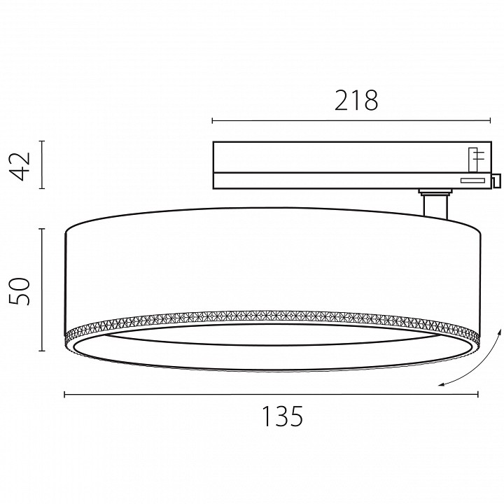 Светильник на штанге Lightstar Alta Pro A5737TRIAC