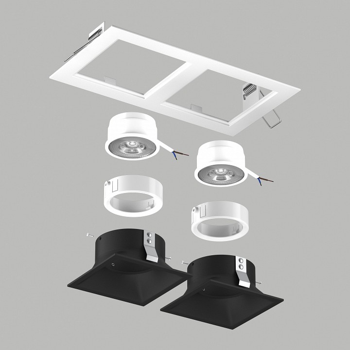 Встраиваемый светильник Lightstar Domino D5260707WMOD
