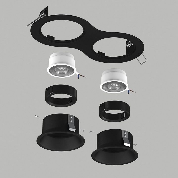 Встраиваемый светильник Lightstar Domino D6270707BMOD